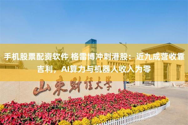 手机股票配资软件 格雷博冲刺港股：近九成营收靠吉利，AI算力与机器人收入为零