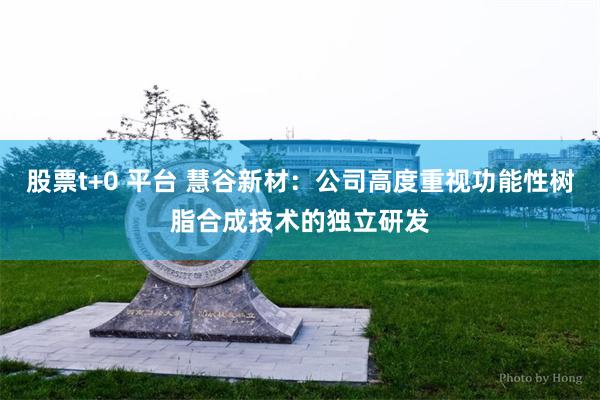 股票t+0 平台 慧谷新材：公司高度重视功能性树脂合成技术的独立研发