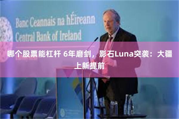 哪个股票能杠杆 6年磨剑，影石Luna突袭：大疆上新提前