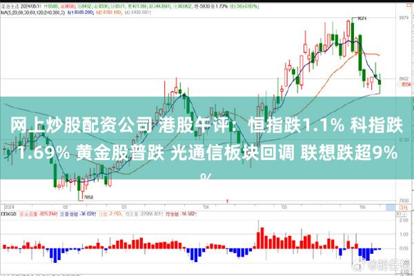 网上炒股配资公司 港股午评：恒指跌1.1% 科指跌1.69% 黄金股普跌 光通信板块回调 联想跌超9%