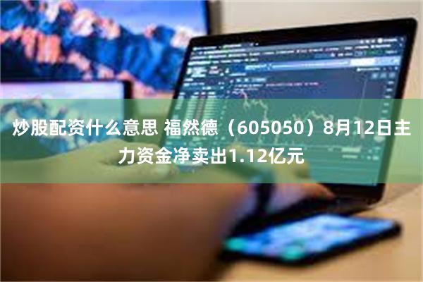 炒股配资什么意思 福然德（605050）8月12日主力资金净卖出1.12亿元