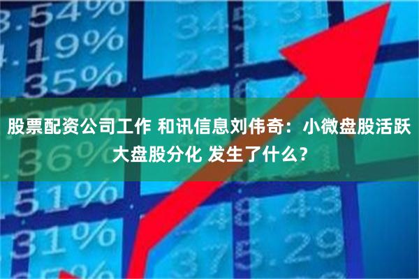股票配资公司工作 和讯信息刘伟奇：小微盘股活跃大盘股分化 发生了什么？
