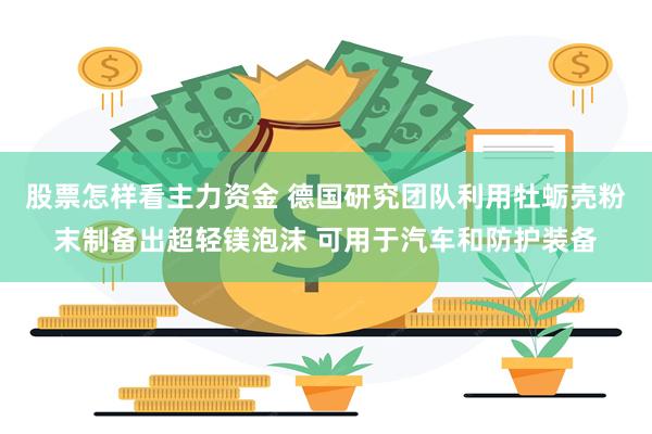 股票怎样看主力资金 德国研究团队利用牡蛎壳粉末制备出超轻镁泡沫 可用于汽车和防护装备