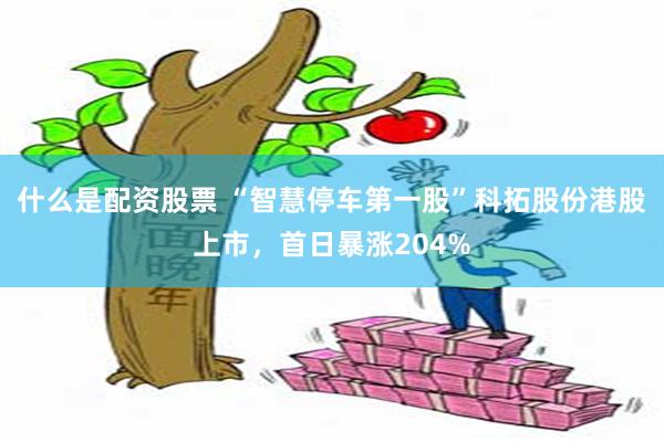 什么是配资股票 “智慧停车第一股”科拓股份港股上市，首日暴涨204%