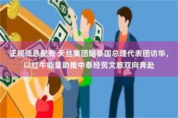 正规低息配资 天丝集团随泰国总理代表团访华，以红牛能量助推中泰经贸文旅双向奔赴