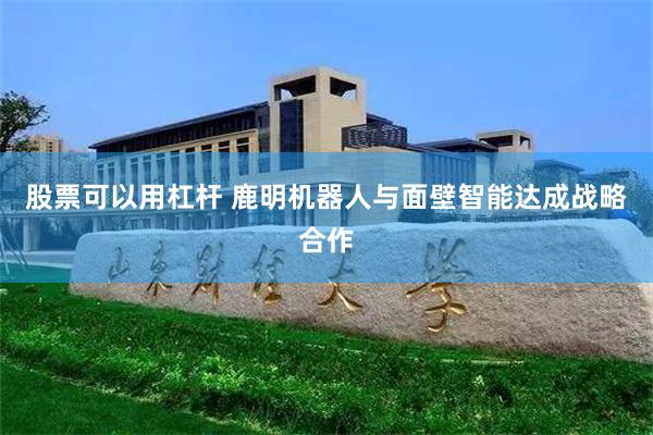 股票可以用杠杆 鹿明机器人与面壁智能达成战略合作